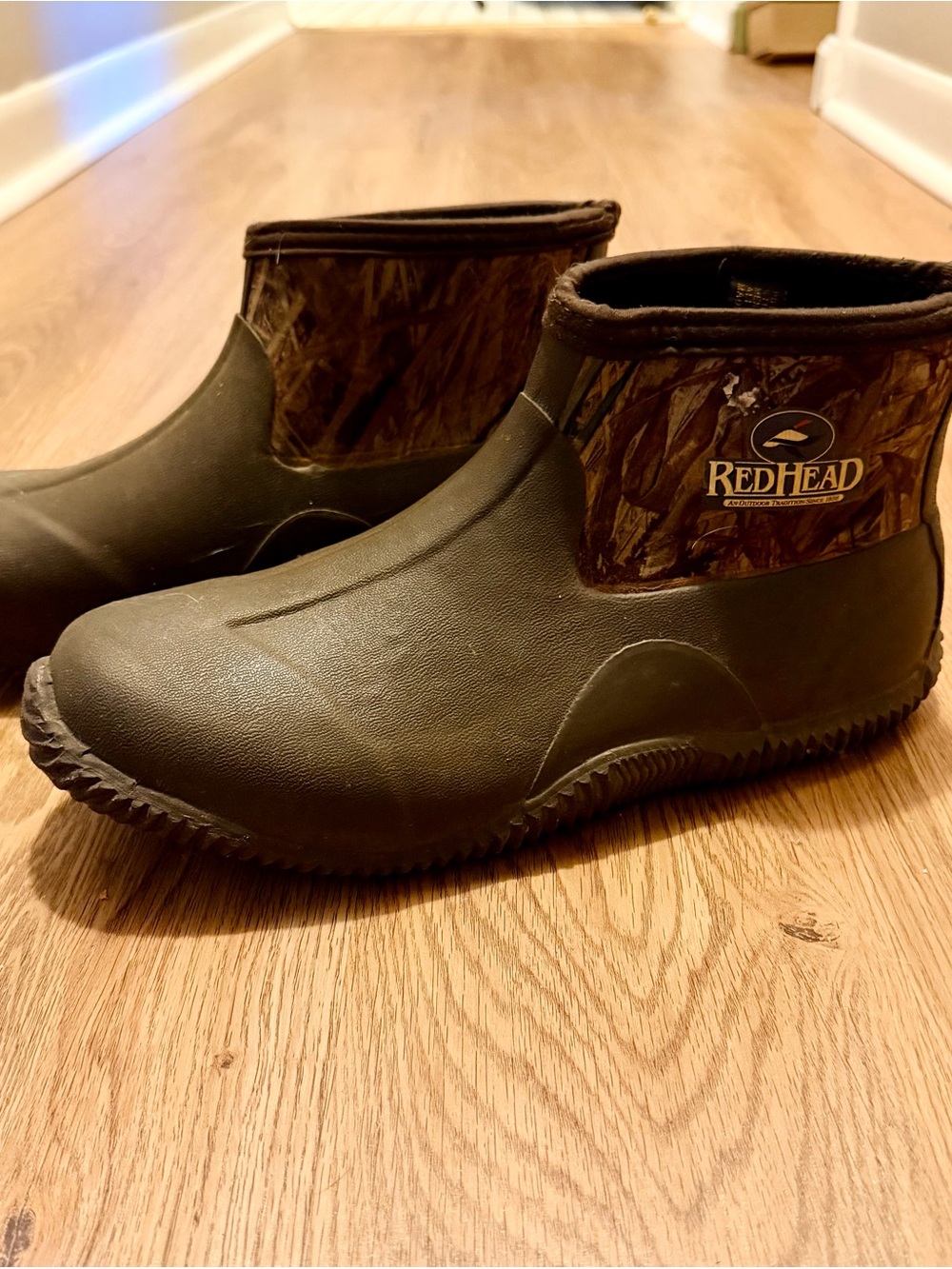 RedHead Brown & Camo Waterproof Ankle Boots